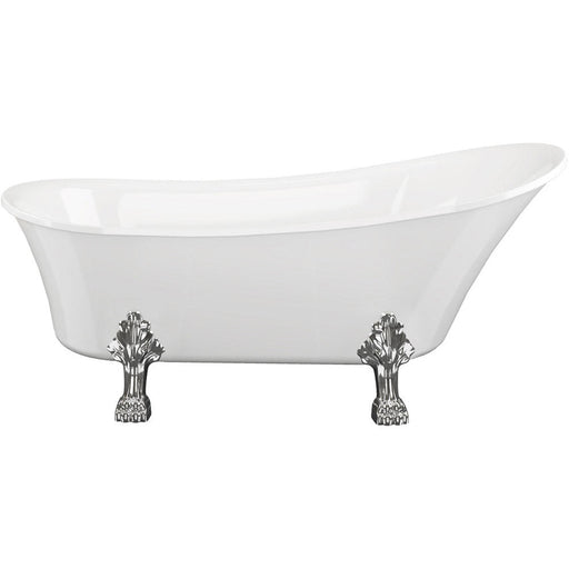 Bliss BLIS102818 Moselle Freestanding 1620 x 700 x 770mm 0TH Bath w/Feet - Unbeatable Bathrooms