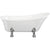 Bliss BLIS102818 Moselle Freestanding 1620 x 700 x 770mm 0TH Bath w/Feet - Unbeatable Bathrooms