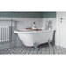 Bliss Charlotte Freestanding 2TH Corner Bath w/Feet - Unbeatable Bathrooms
