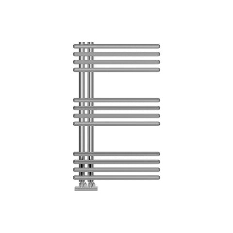 Bliss BLIS102983 Boni Round Ladder Radiator (500 x 800 x 50mm) - Chrome - Unbeatable Bathrooms