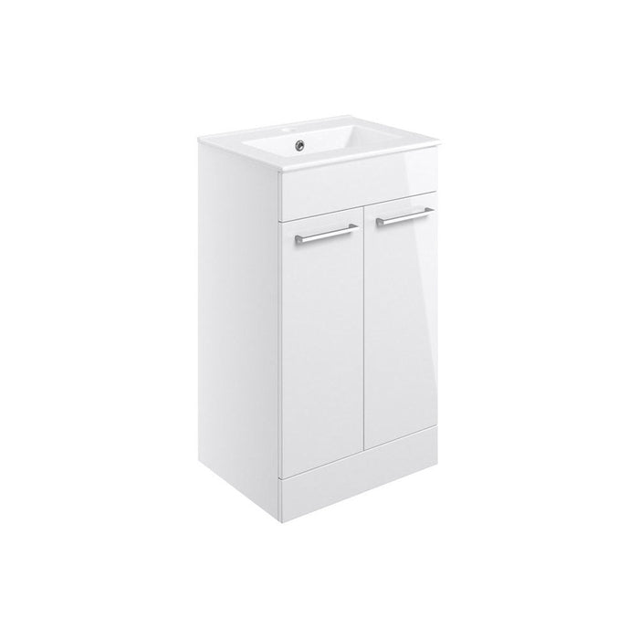Bliss Zeri Floor Standing 2 Door Basin Unit & Basin - Unbeatable Bathrooms