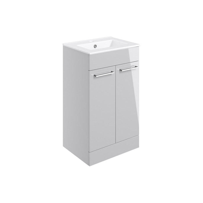 Bliss Zeri Floor Standing 2 Door Basin Unit & Basin - Unbeatable Bathrooms