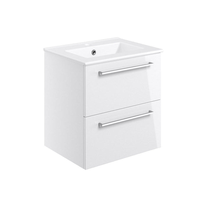 Bliss Zeri Wall Hung 2 Drawer Basin Unit & Basin - Unbeatable Bathrooms