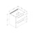 Bliss Zeri Wall Hung 2 Drawer Basin Unit & Basin - Unbeatable Bathrooms