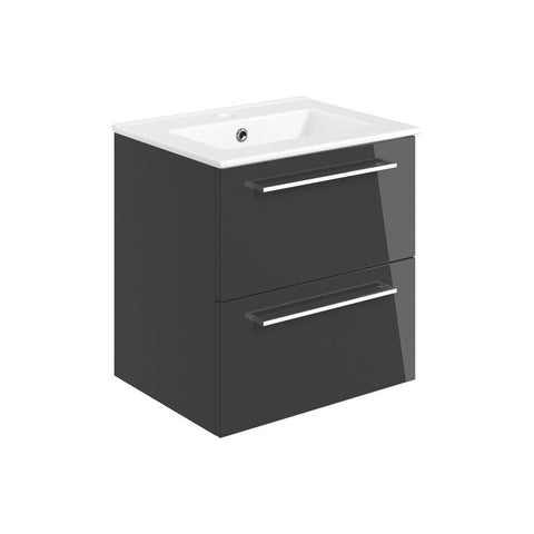 Bliss Zeri Wall Hung 2 Drawer Basin Unit & Basin - Unbeatable Bathrooms