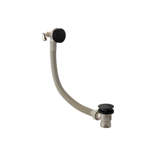Bliss BLIS103610 Overflow Bath Filler - Matt Black - Unbeatable Bathrooms