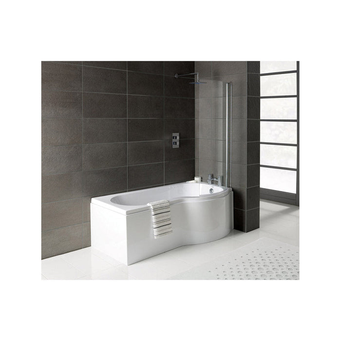 Bliss P-Shape Single End 1700 x 700-850 x 410mm 0TH Bath Only - Unbeatable Bathrooms