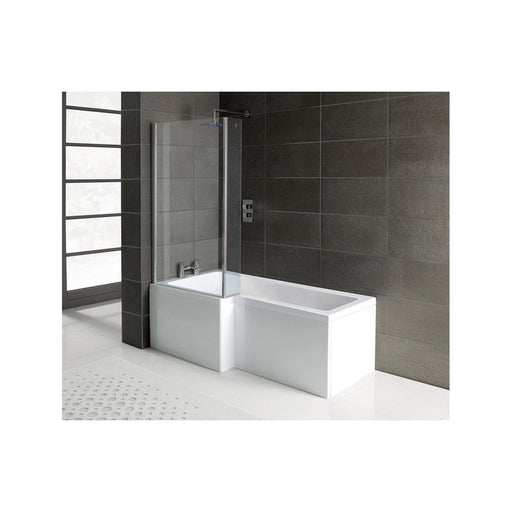 Bliss L-Shape Single End 1700 x 700-850 x 410mm 0TH Bath Only - Unbeatable Bathrooms