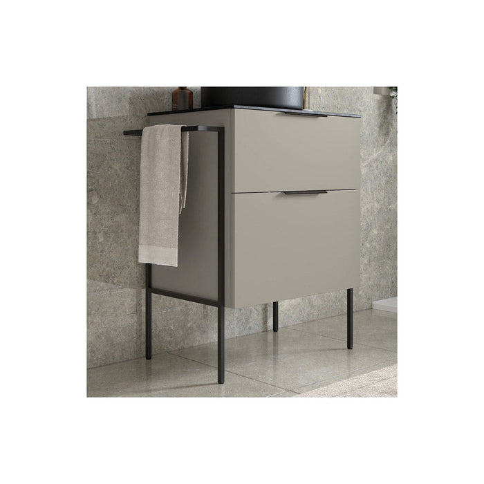 Bliss Simeto Wall Hung 2 Drawer Basin Unit (No Top) - Unbeatable Bathrooms