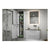 Bliss Gatsby Ceno 2 Drawer Wall Unit & Basin - Unbeatable Bathrooms
