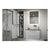 Bliss Ceno 610mm 2 Drawer Floor Unit & Basin - Unbeatable Bathrooms