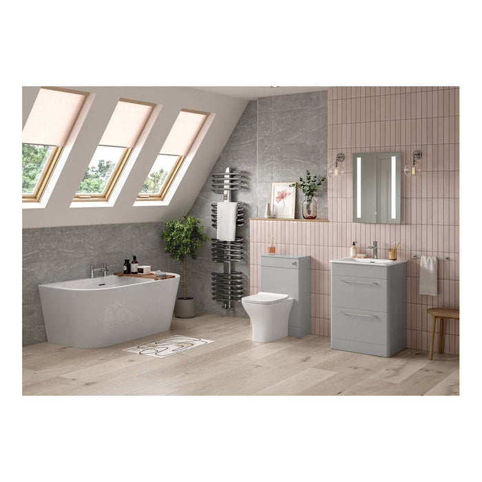 Bliss Ceno 2 Drawer Wall Unit (exc. Basin) - Unbeatable Bathrooms
