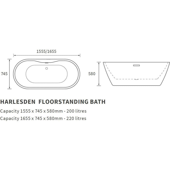 Bliss Tuscon Freestanding 0TH Bath - Unbeatable Bathrooms