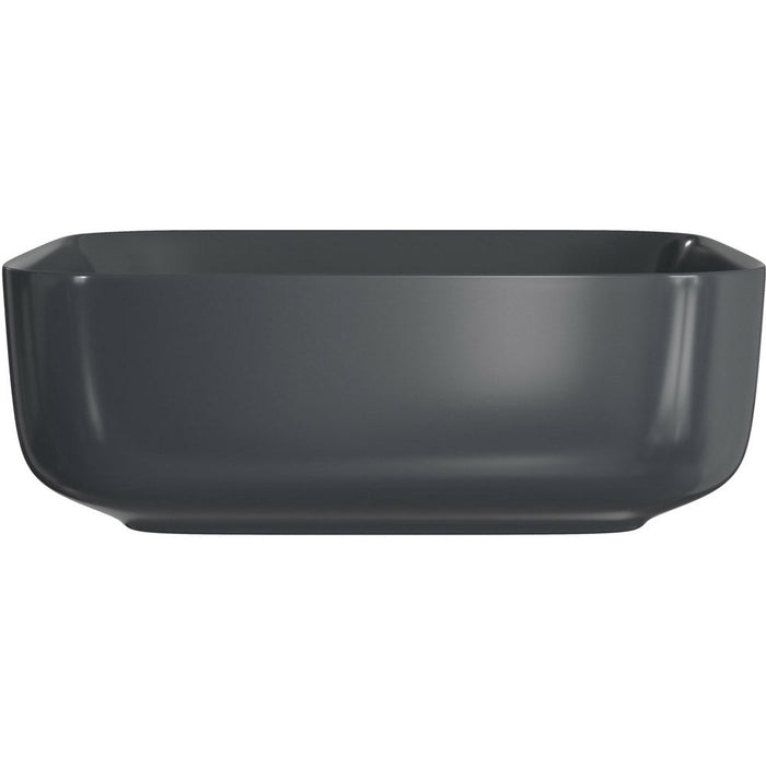 Bliss Vittoria 400mm Ceramic Square Washbowl & Waste - Unbeatable Bathrooms