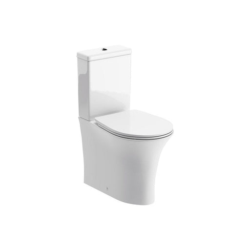 Bliss BLIS104938 Varna Rimless Close Coupled Fully Shrouded WC & Soft Close Seat - Unbeatable Bathrooms