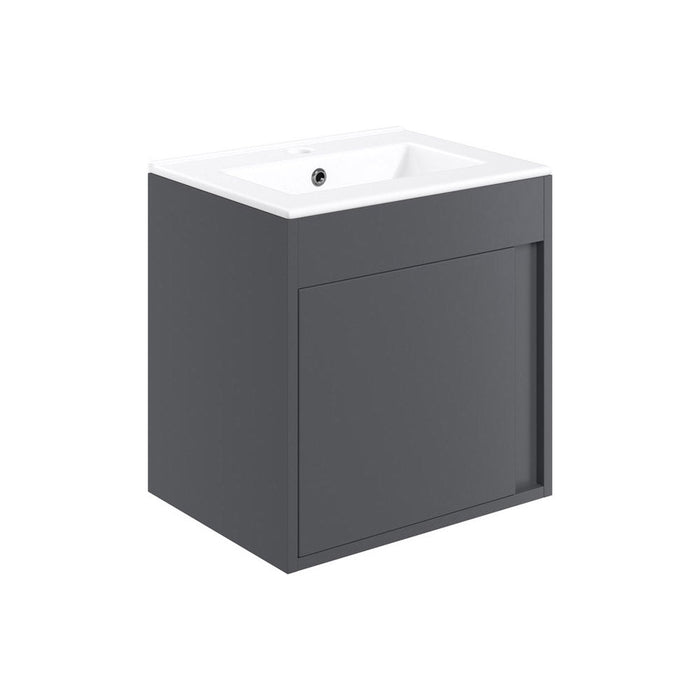 Bliss Elva 510mm Wall Hung Unit Inc. Basin - Unbeatable Bathrooms