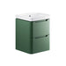 Bliss Sento 500mm 2 Drawer Wall Hung Cloakroom Basin Unit - Unbeatable Bathrooms