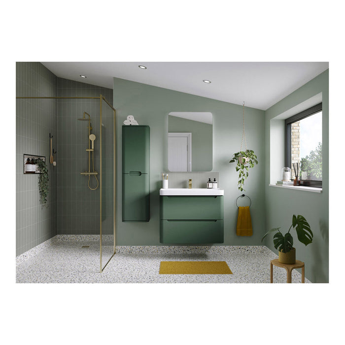 Bliss Sento 500mm 2 Door Floor Standing Cloakroom Basin Unit - Unbeatable Bathrooms