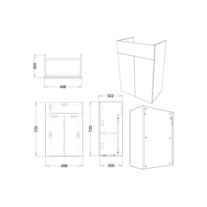 Bliss Velino Basin Unit - Unbeatable Bathrooms