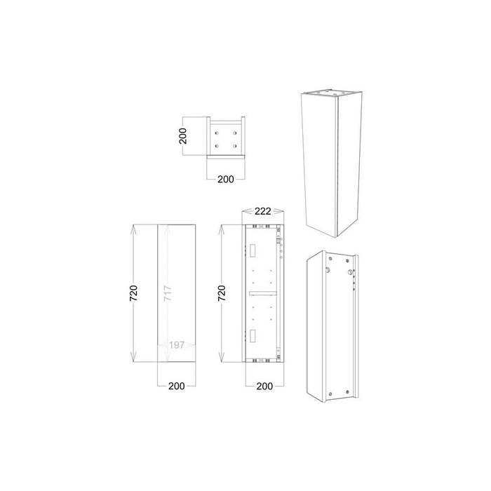 Bliss Velino Wall Unit - Unbeatable Bathrooms