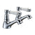 Bliss BLIS105595 Buso Basin Pillar Taps - Chrome - Unbeatable Bathrooms