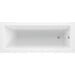 Bliss Gazella Square Single Ended SUPERCAST 0TH Bath w/Legs - Unbeatable Bathrooms