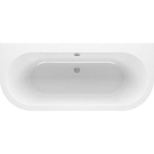 Bliss BLIS105669 Saffron Back To Wall SUPERCAST 1700 x 750 x 600mm 0TH Bath w/Legs - Unbeatable Bathrooms