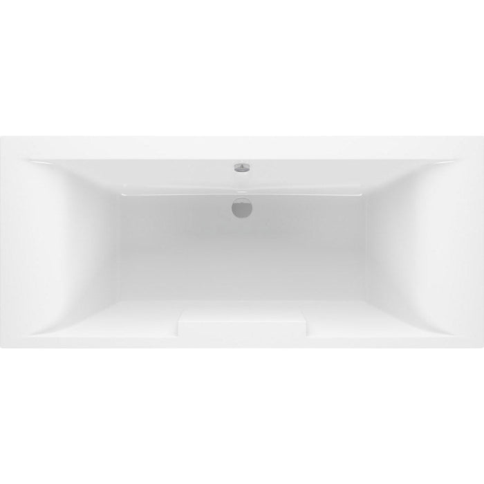 Bliss BLIS105670 Arno Deluxe Square Double Ended 1700 x 750 x 550mm 0TH Bath w/Legs - Unbeatable Bathrooms
