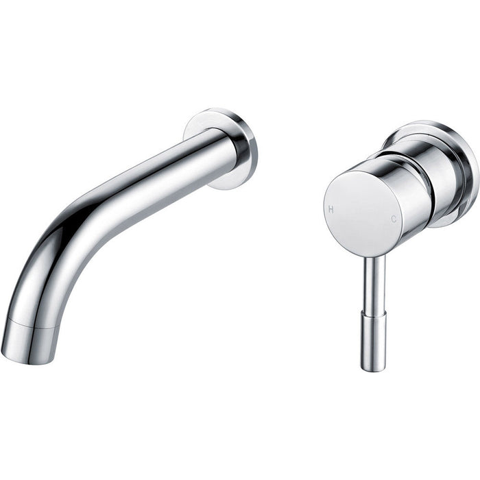 Bliss BLIS105696 Cromo Wall Mounted Basin Mixer - Chrome - Unbeatable Bathrooms