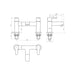 Bliss BLIS105724 Mazaro Bath Filler - Chrome - Unbeatable Bathrooms
