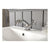 Bliss BLIS105730 Pacato Basin Mixer & Waste - Chrome - Unbeatable Bathrooms