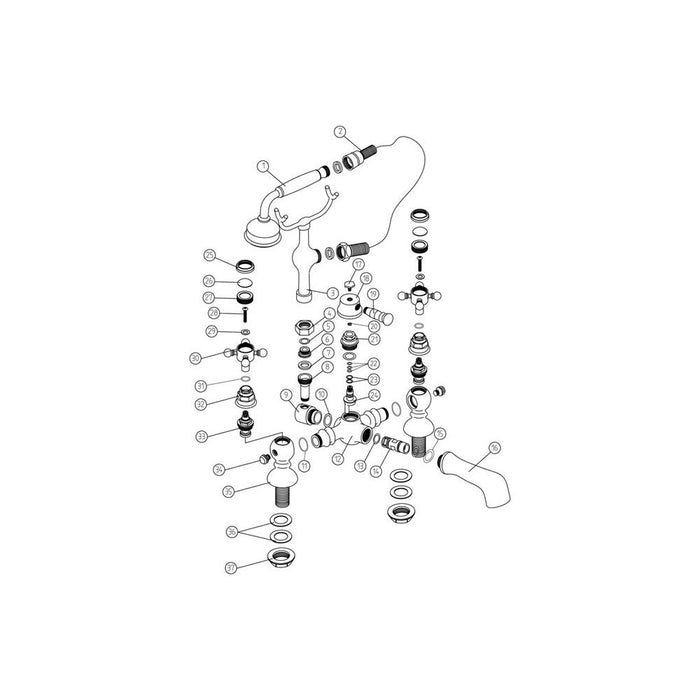 Bliss BLIS105778 Ischia Bath/Shower Mixer & Shower Kit - Chrome - Unbeatable Bathrooms