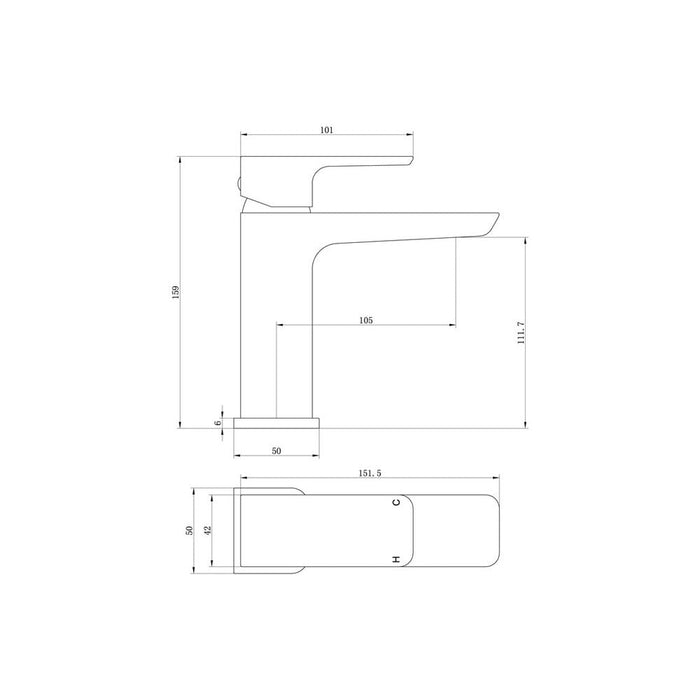 Bliss Balia Basin Tap - Unbeatable Bathrooms