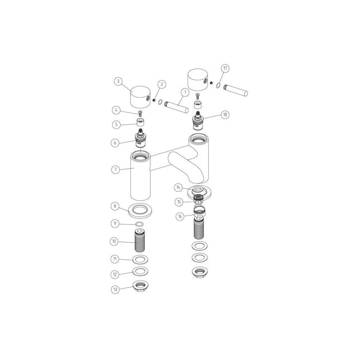 Bliss Lanza Bath Filler - Unbeatable Bathrooms