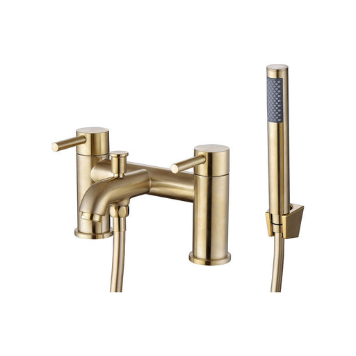 Bliss BLIS105804 Lanza Bath/Shower Mixer - Brushed Brass - Unbeatable Bathrooms