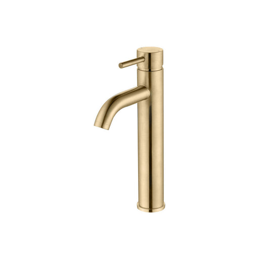 Bliss BLIS105806 Lanza Tall Basin Tap - Brushed Brass - Unbeatable Bathrooms