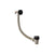 Bliss BLIS105820 Overflow Bath Filler - Matt Black - Unbeatable Bathrooms