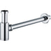 Bliss BLIS105822 Modern Bottle Trap Extension & Flange - Chrome - Unbeatable Bathrooms