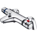 Bliss BLIS105825 Deck Mounted Thermostatic Bath/Shower Mixer Valve - Chrome - Unbeatable Bathrooms