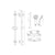 Bliss BLIS105827 Saigon Thermostatic Bar Mixer Shower - Unbeatable Bathrooms