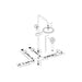 Bliss BLIS105832 Breccia Thermostatic Bar Mixer w/Riser & Overhead Kit - Unbeatable Bathrooms