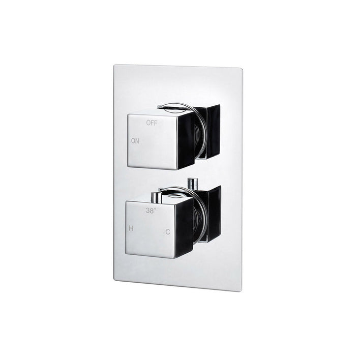 Bliss BLIS105839 Lena Thermostatic Single Outlet Twin Shower Valve - Unbeatable Bathrooms