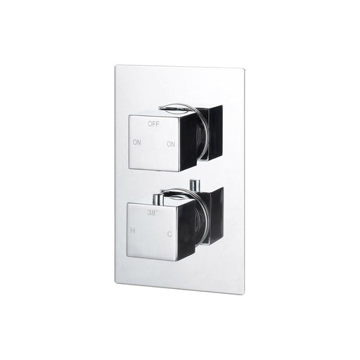 Bliss BLIS105840 Lena Thermostatic Two Outlet Twin Shower Valve - Unbeatable Bathrooms