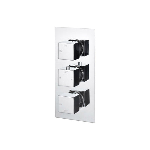 Bliss BLIS105845 Lena Thermostatic Two Outlet Triple Shower Valve - Unbeatable Bathrooms