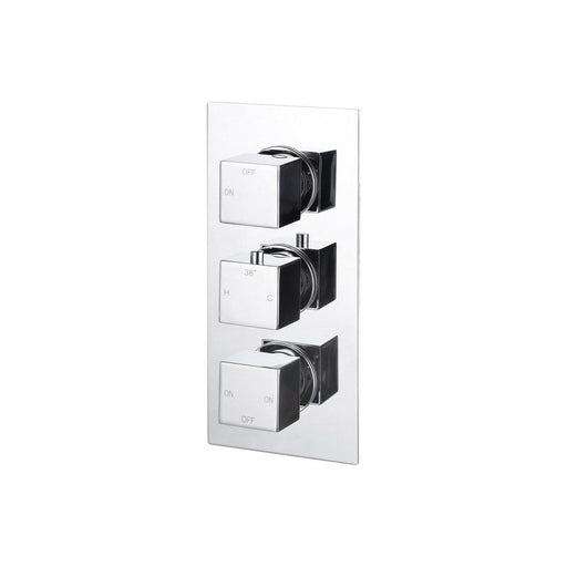 Bliss BLIS105846 Lena Thermostatic Three Outlet Triple Shower Valve - Unbeatable Bathrooms