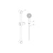 Bliss BLIS105856 Round Slider Rail Kit & 3 Mode Handset - Unbeatable Bathrooms