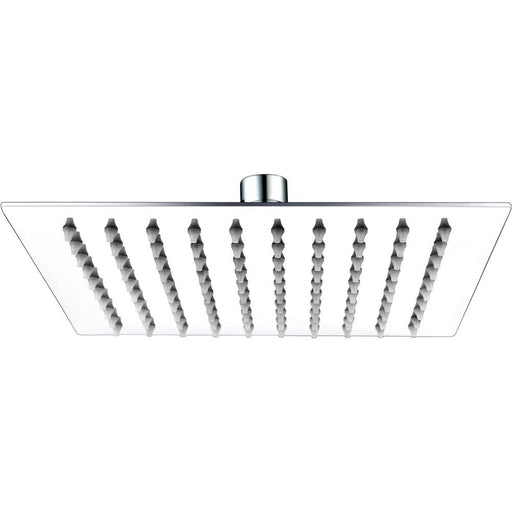 Bliss BLIS105865 250mm Square Ultraslim Showerhead - Stainless Steel - Unbeatable Bathrooms