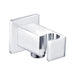 Bliss BLIS105875 Handset Wall Bracket with Wall Outlet - Square - Unbeatable Bathrooms
