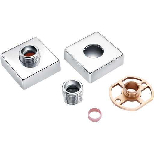 Bliss BLIS105878 Exposed Shower Valve Fast Fitting Kit Square (Pair) - Unbeatable Bathrooms