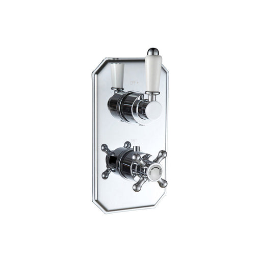 Bliss BLIS105883 Traditional Lever Thermostatic Single Outlet Shower Valve - Unbeatable Bathrooms